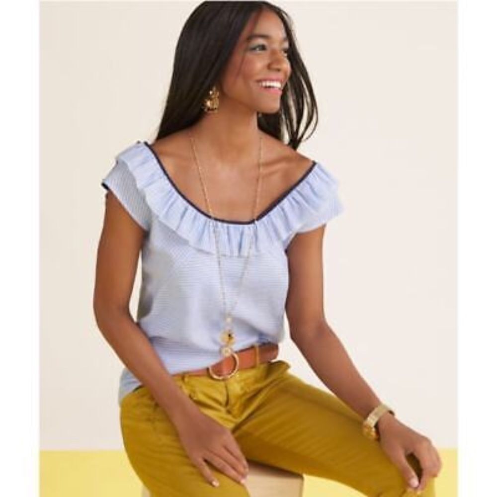 NWT Cabi Striped Windward Top (reversible) Size XS